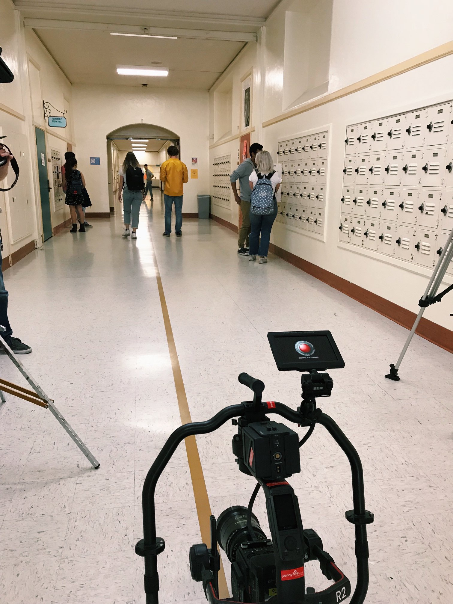 On set — A Shadow